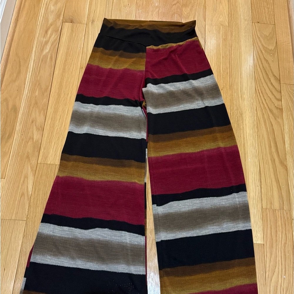 See You Monday Multicolor Striped Pants